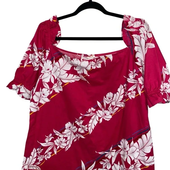 Vintage Malihini Hawaii Dress Womens XS 60s Maxi Caftan Muu Muu USA Hawaiian - Picture 6 of 10